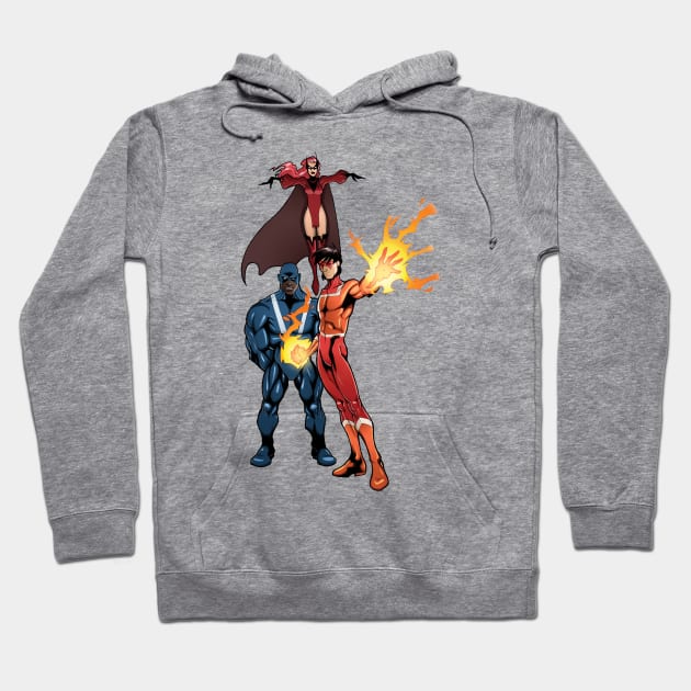 Hero: 9 to 5 Heroes Hoodie by OrangUtanComics